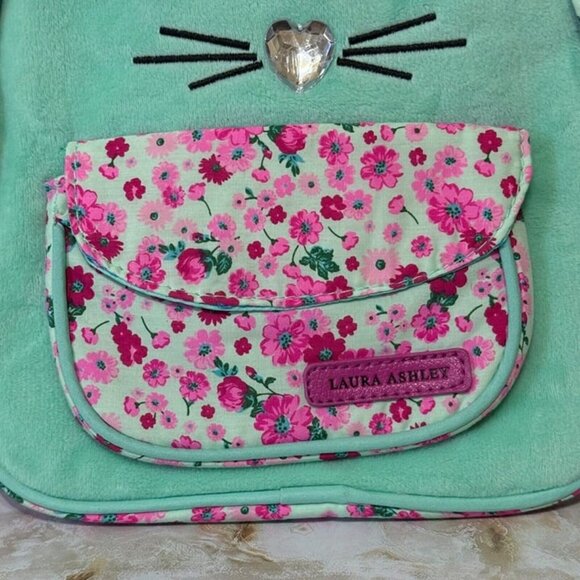 NEW Laura Ashley Girls Critter Cat Mini Backpack - Picture 4 of 6